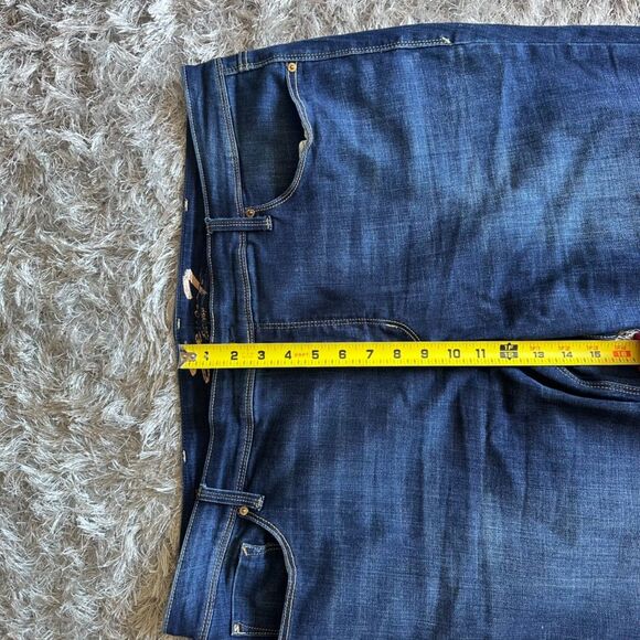 Seven7 Women's Plus Size 22 Dark Wash Denim Boot cut Mid Rise Jean - Picture 12 of 12